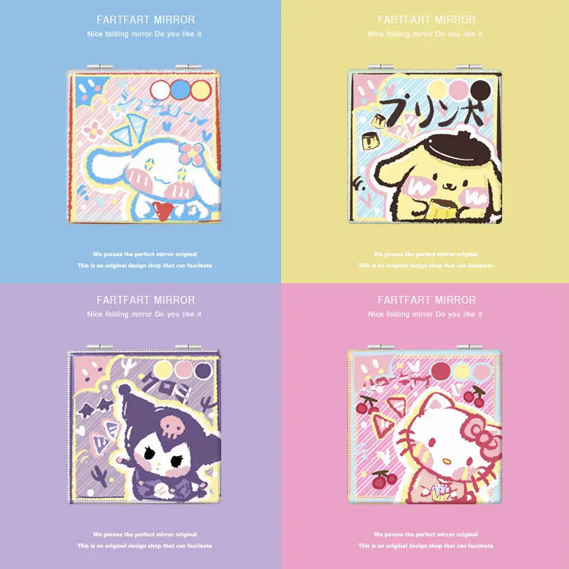 HELLO KITTY Kawaii Makeup Mirror Mini Mirror Portable Two-Sided Folding Makeup Mirror Ladies Anti-Fall Mirror Square Mirror
HELLO KITTY Kawaii Makeup Mirror Mini Mirror Portable Two-Sided Folding Makeup Mirror Ladies Anti-Fall Mirror Square Mirror