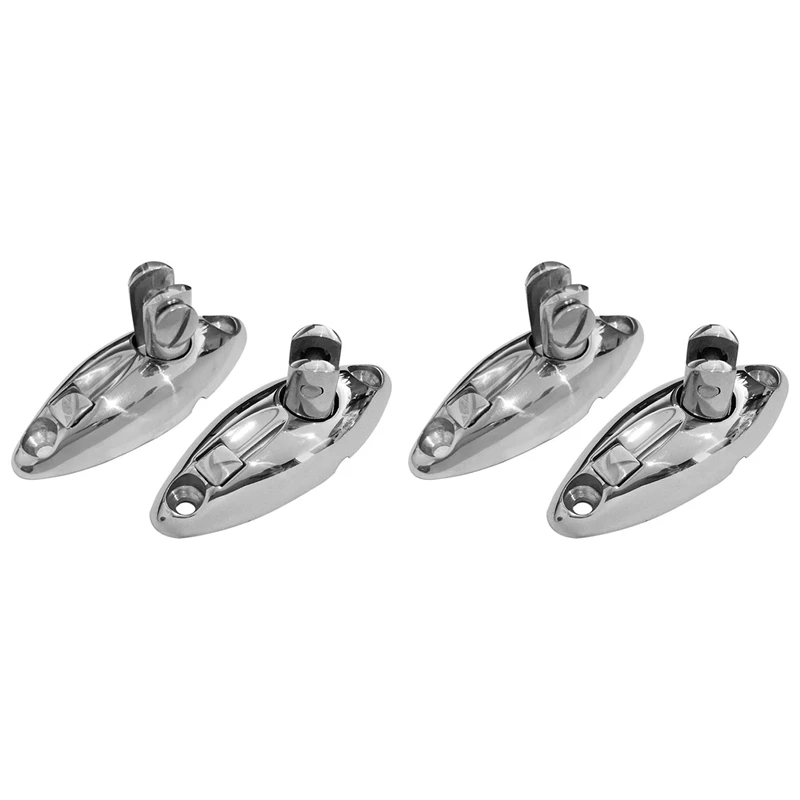 4X Quick Release Bimini Top Swivel Hinge Deck Side Mount 316 Stainless Steel Top Swivel Hinge Deck Side Mount
4X Quick Release Bimini Top Swivel Hinge Deck Side Mount 316 Stainless Steel Top Swivel Hinge Deck Side Mount