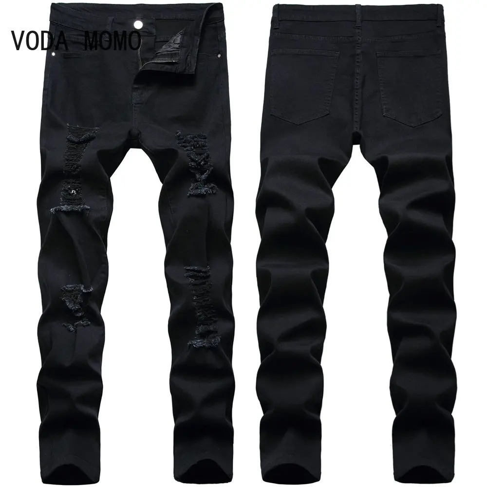 Fashion Hip Hop Ripped Jeans Men Skinny Slim fit y2k Man Autumn Winter Black Vintage Casual Denim Pants Punk Style jean homme
Fashion Hip Hop Ripped Jeans Men Skinny Slim fit y2k Man Autumn Winter Black Vintage Casual Denim Pants Punk Style jean homme