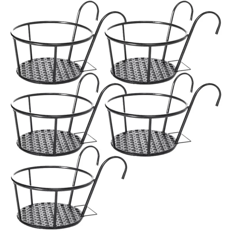 Balcony Hanging Basket Flower Box Guardrail Flower Pot Rack Iron Railing Hanging And Succulent Window Sill Bonsai Rack
Balcony Hanging Basket Flower Box Guardrail Flower Pot Rack Iron Railing Hanging And Succulent Window Sill Bonsai Rack