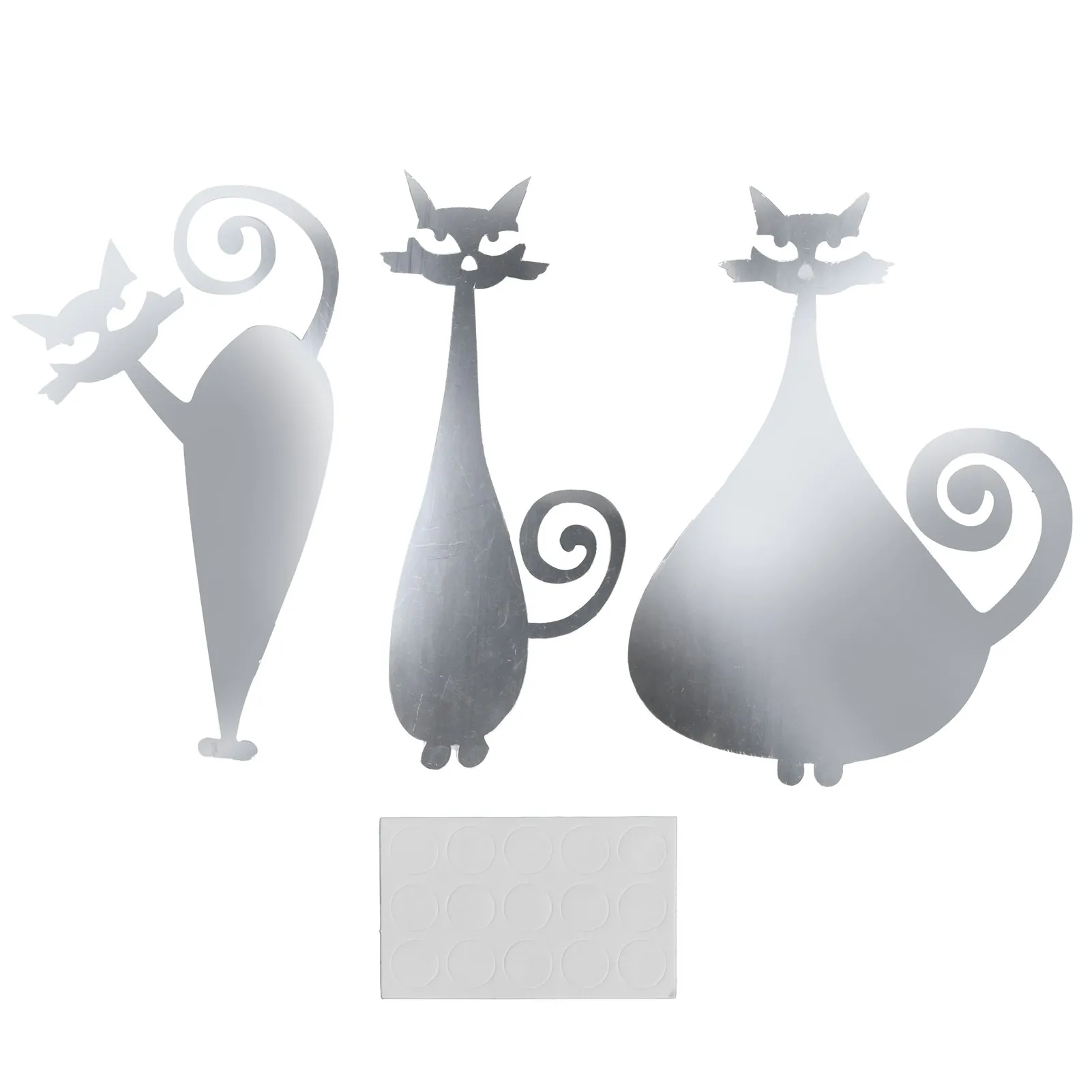 DIY Mirror Wall Sticker Cartoon Cat‑Shape Decals for Home Living Room Bedroom Silver
DIY Mirror Wall Sticker Cartoon Cat‑Shape Decals for Home Living Room Bedroom Silver