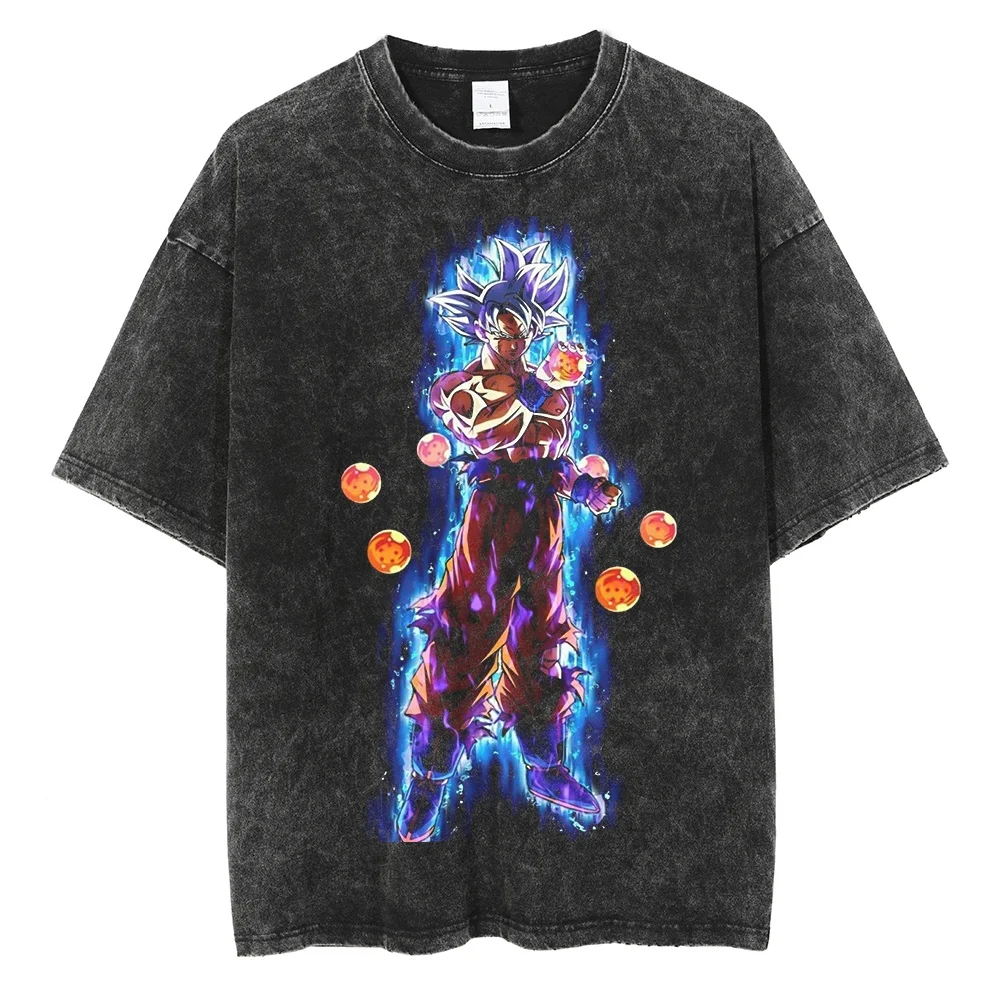 Hip Hop Washed T Shirt Streetwear Dragon Ball Anime Printed T-Shirt Men Summer Harajuku Cotton Casual Tshirt Short Sleeve Tops
Hip Hop Washed T Shirt Streetwear Dragon Ball Anime Printed T-Shirt Men Summer Harajuku Cotton Casual Tshirt Short Sleeve Tops