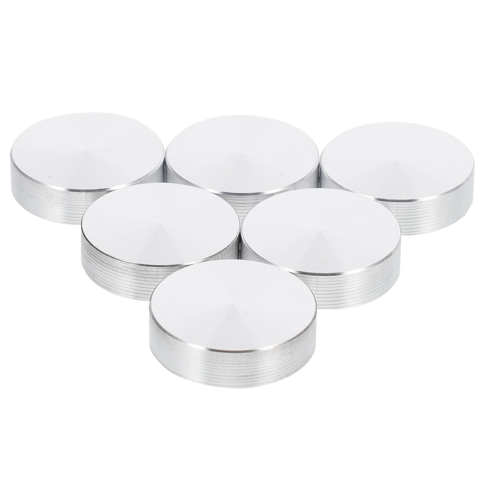 

6pcs Glass Table Tops Disc Hardwares Aluminum Disc 30mm Thick Aluminum Discs