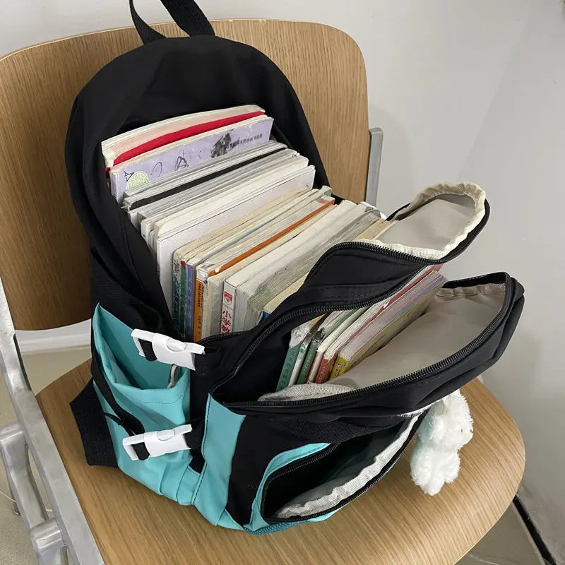 High Value Schoolbag Female Ins Sen Department Versatile Korean Junior High School Students High Capacity Backpack University
High Value Schoolbag Female Ins Sen Department Versatile Korean Junior High School Students High Capacity Backpack University
