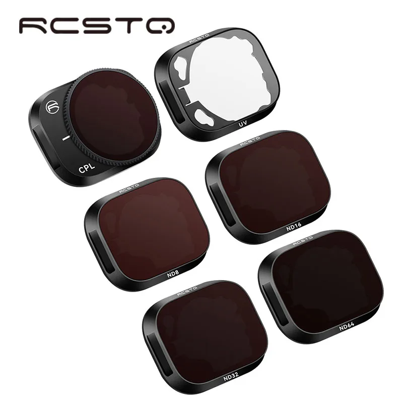 RCSTQ Drone Filter For Dji Mini 3 Pro Camera Lens UV CPL ND4/8/16/32 For Dji Mini 3 Pro Accessories Aluminum Alloy Filters Set
RCSTQ Drone Filter For Dji Mini 3 Pro Camera Lens UV CPL ND4/8/16/32 For Dji Mini 3 Pro Accessories Aluminum Alloy Filters Set
