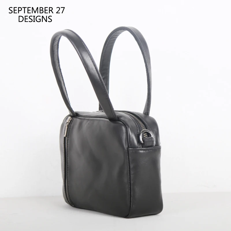 Сумка-мессенджер женская из натуральной кожи, модный миниатюрный саквояж ручной работы, повседневный маленький чемоданчик на плечо из воловьей кожи 
Сумка-мессенджер женская из натуральной кожи, модный миниатюрный саквояж ручной работы, повседневный маленький чемоданчик на плечо из воловьей кожи