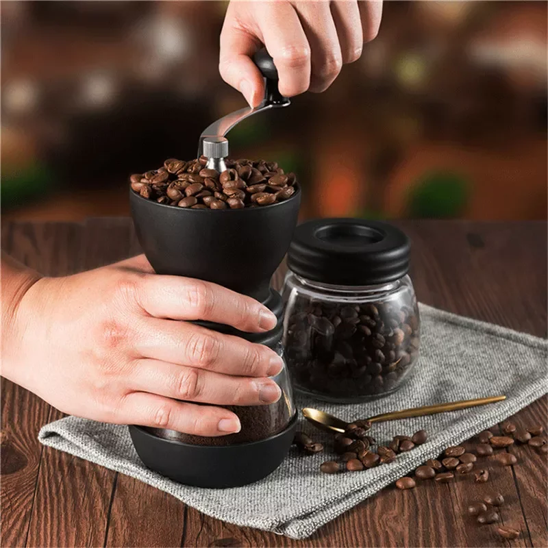 100g Manual Coffee Grinder Portable Hand Grinder Mill Kitchen Hand Crank Precise Conical Ceramic Burr Coffee Grinder Espresso 
100g Manual Coffee Grinder Portable Hand Grinder Mill Kitchen Hand Crank Precise Conical Ceramic Burr Coffee Grinder Espresso