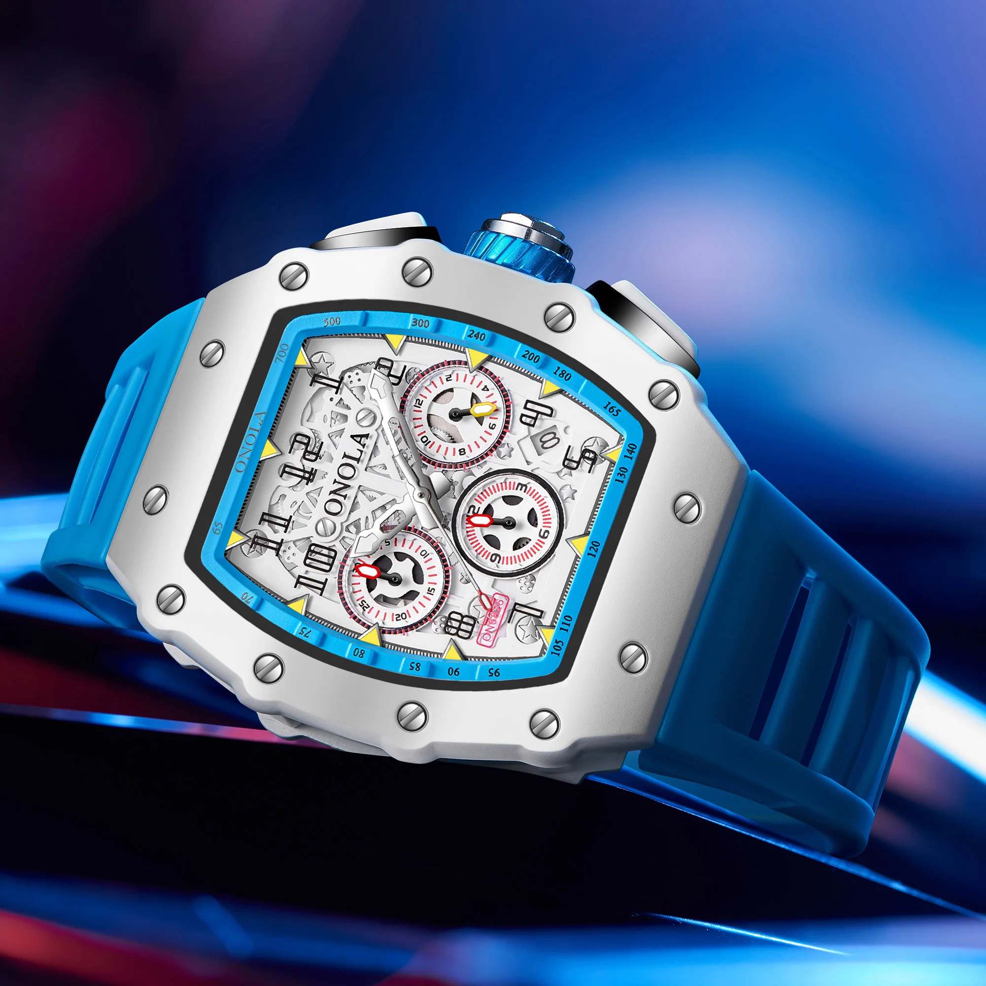 2023 New ONOLA Luxury Mens Watches Fashion Chronograph Quartz Clocks Sports Waterproof Tonneau Mille Wristwatch Man Reloj Hombre
2023 New ONOLA Luxury Mens Watches Fashion Chronograph Quartz Clocks Sports Waterproof Tonneau Mille Wristwatch Man Reloj Hombre