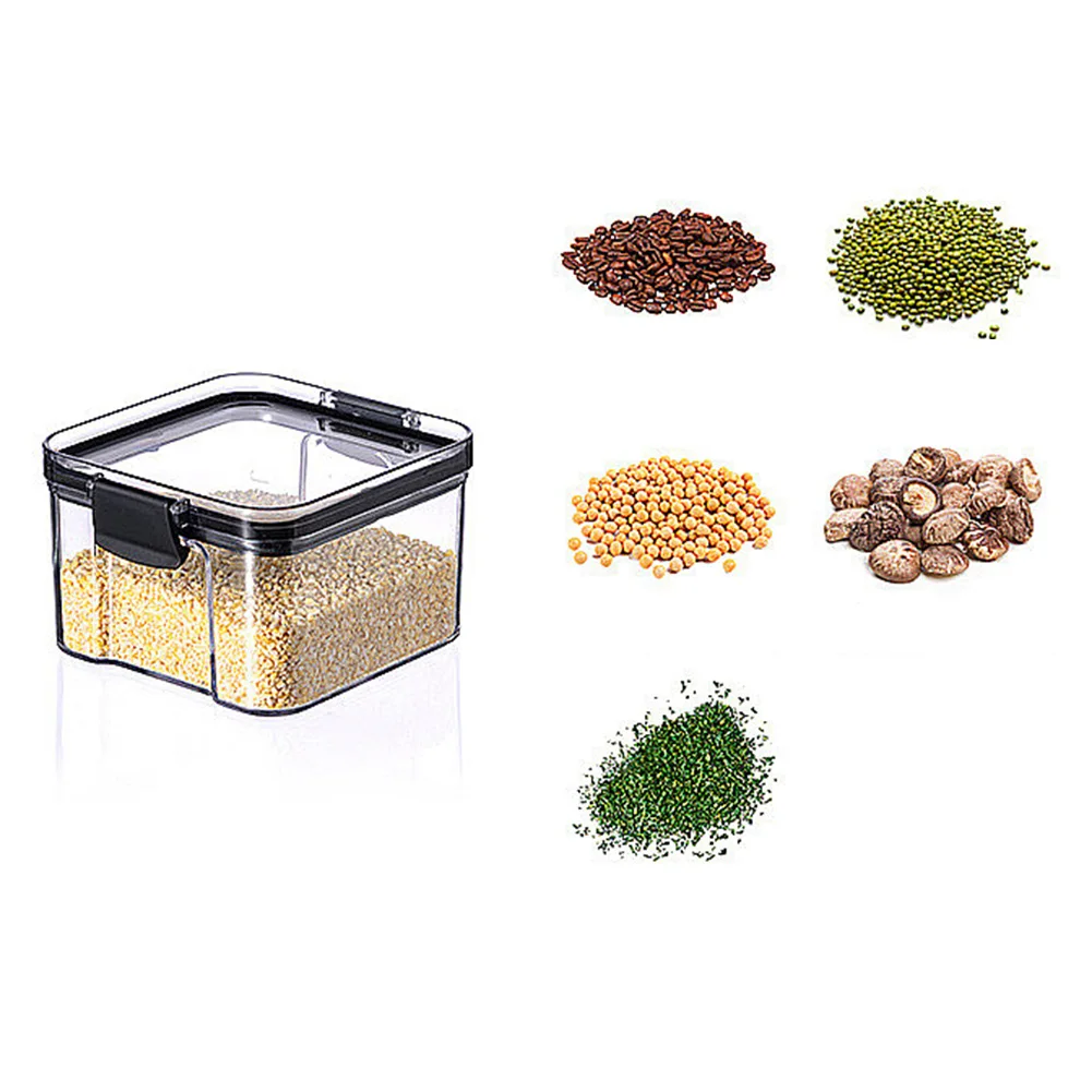 Food Storage Container Plastic Cereal Dispenser Kitchen Storage Box Portable Storage Jars Grain Rice Container Kitchen Accessory
Food Storage Container Plastic Cereal Dispenser Kitchen Storage Box Portable Storage Jars Grain Rice Container Kitchen Accessory
