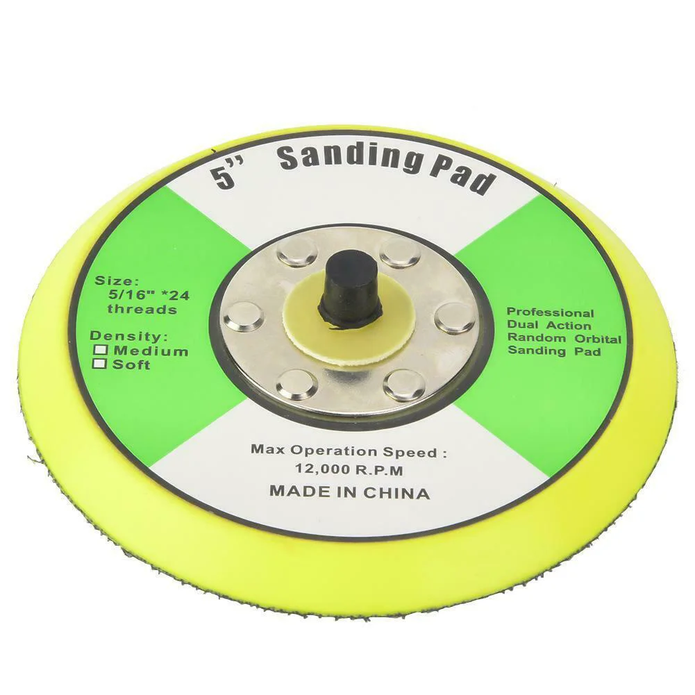 1PC 5inch 125mm Polishing Sanding Disc Backing Pads Hook Loop For Pneumatic Sander Air Sander DA Grinding Metal Furniture Tool
1PC 5inch 125mm Polishing Sanding Disc Backing Pads Hook Loop For Pneumatic Sander Air Sander DA Grinding Metal Furniture Tool