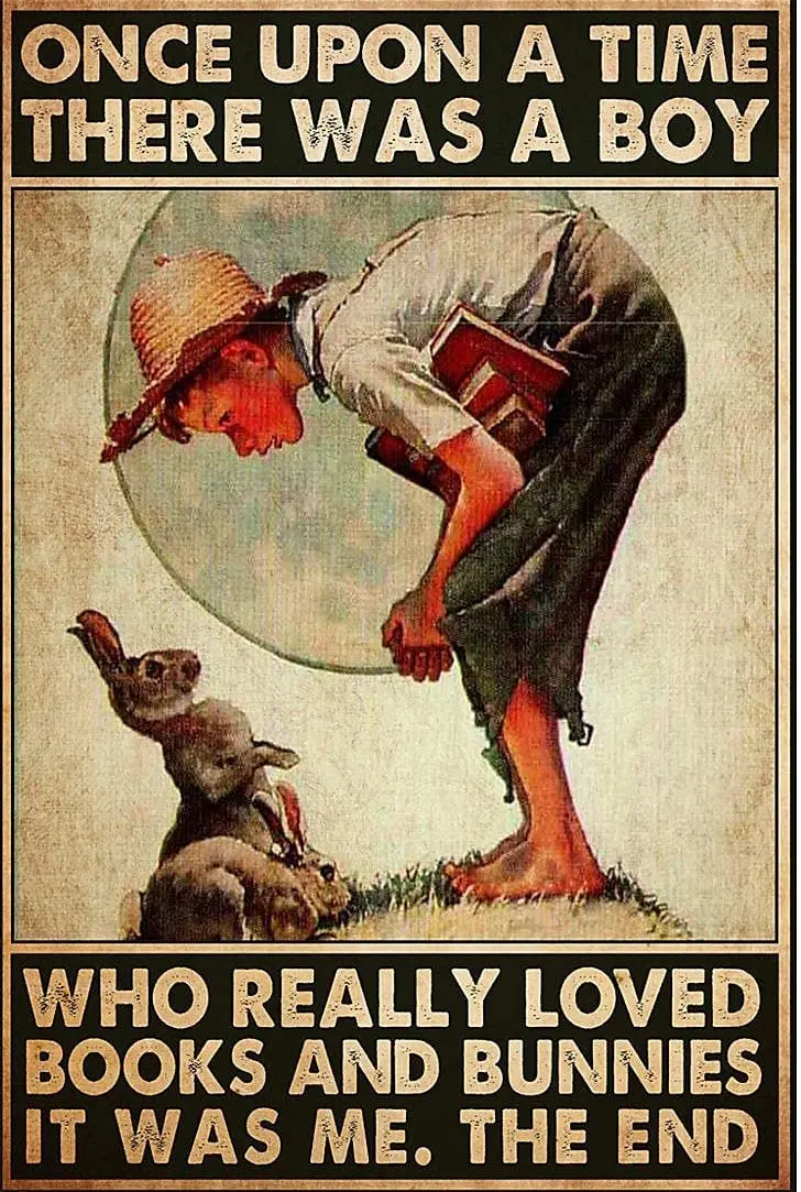 Graman Vintage Metal Tin Sign Book Bunny boy Once Upon Poster Metal Tin Sign
Graman Vintage Metal Tin Sign Book Bunny boy Once Upon Poster Metal Tin Sign