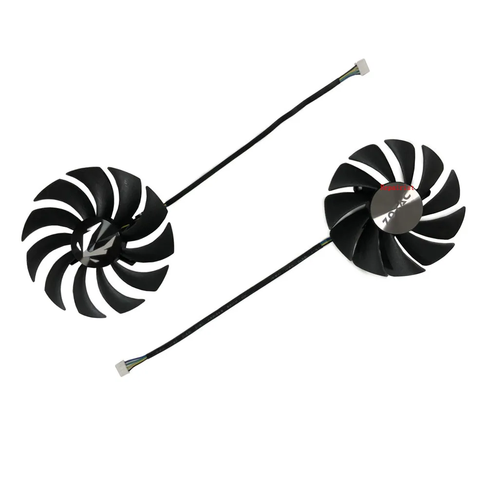 2pcs/Set 95MM CF1010U12S +85MM CF9015H12S GPU VGA Fan For ZOTAC GAMING GeForce RTX 3070 Twin Edge ZT-A30700E-10P Cooling 
2pcs/Set 95MM CF1010U12S +85MM CF9015H12S GPU VGA Fan For ZOTAC GAMING GeForce RTX 3070 Twin Edge ZT-A30700E-10P Cooling
