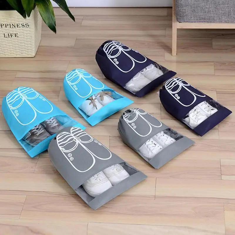 Portable Dustproof Travel Shoe Bags Non-Woven Drawstrings Pouch Storage Organizer Sorting Bags For Home 3 Color
Portable Dustproof Travel Shoe Bags Non-Woven Drawstrings Pouch Storage Organizer Sorting Bags For Home 3 Color