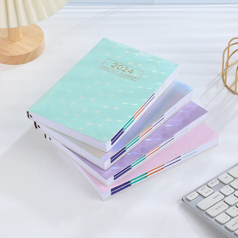 Laser 2024Notebook A5 English Calendar Book Writing Pads Starlight Colorful Notebook Daily Index Yearbook School Office Supplies
Laser 2024Notebook A5 English Calendar Book Writing Pads Starlight Colorful Notebook Daily Index Yearbook School Office Supplies