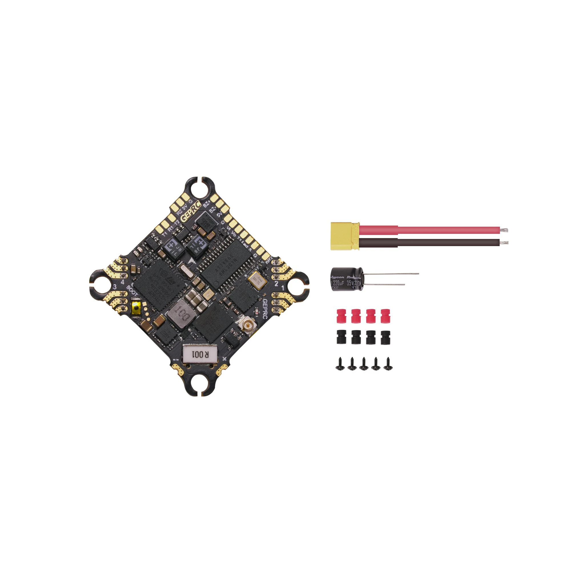 

Контроллер полета GEPRC мягкий F4, 8 бит, 12 А, ESC, F411, поддержка аккумулятора 2-4s для радиоуправляемого крошечного гоночного дрона
