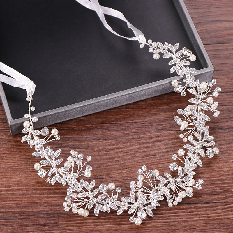 Wedding Headband With Pearls For Bride Rhinestone Leaf Bridal Headband Wedding Hair Ornaments Rhinestone Crystal Headbands
Wedding Headband With Pearls For Bride Rhinestone Leaf Bridal Headband Wedding Hair Ornaments Rhinestone Crystal Headbands