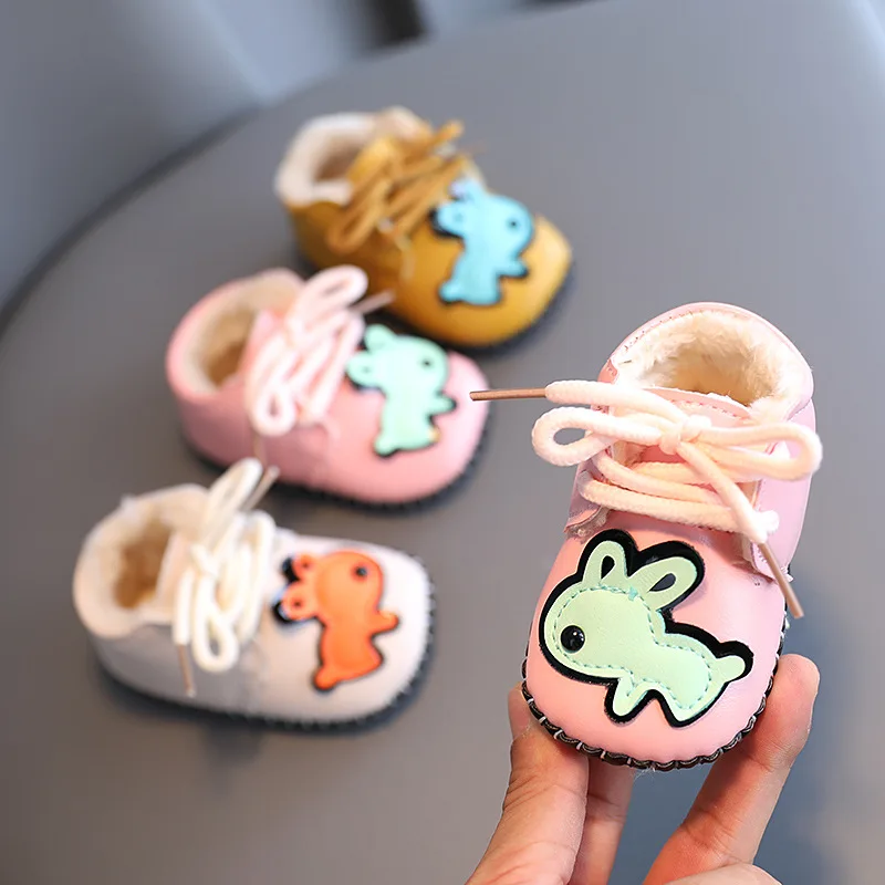 Newborn Lace-up Cotton Shoes Autumn and Winter New 0-6-12 Months Soft Bottom Plus Velvet Men's and Women's Baby Toddler Shoes Gg 
Newborn Lace-up Cotton Shoes Autumn and Winter New 0-6-12 Months Soft Bottom Plus Velvet Men's and Women's Baby Toddler Shoes Gg