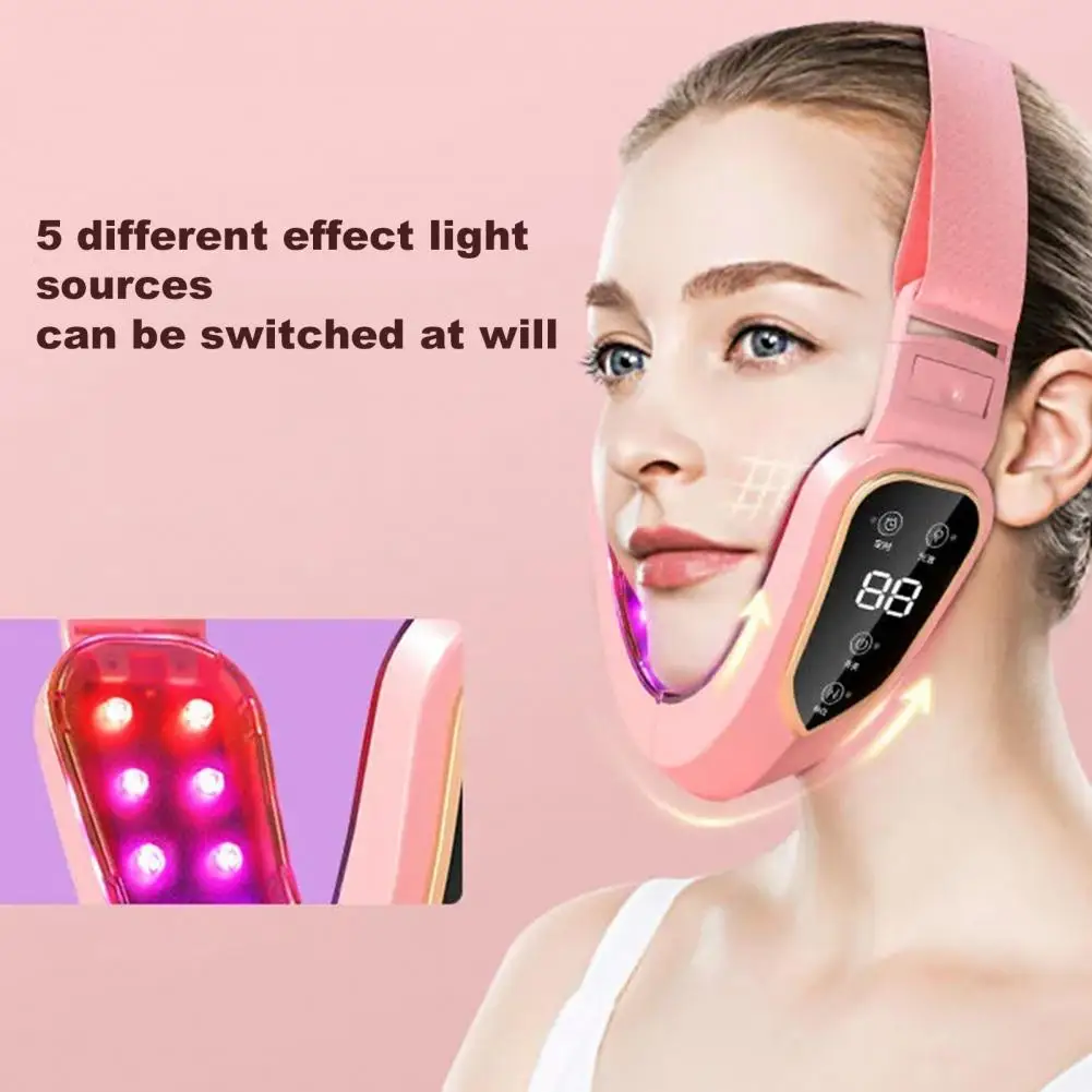 1 Set Facial Lifting Device Electric 5 Lights Therapy Health Care LED Photon Facial Slimming Vibration Massager for Female
1 Set Facial Lifting Device Electric 5 Lights Therapy Health Care LED Photon Facial Slimming Vibration Massager for Female