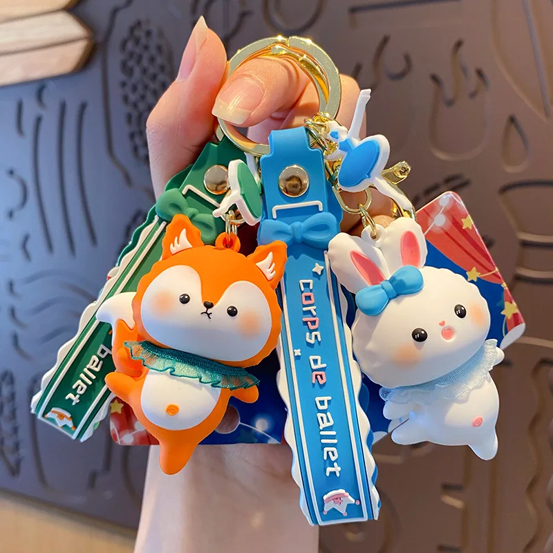 Ballet Troupe Exquisite Gifts Keychain Cute Figure Doll Fashion Car Key Chain Ring Holder Pendant Male and Female Bag Pendants
Ballet Troupe Exquisite Gifts Keychain Cute Figure Doll Fashion Car Key Chain Ring Holder Pendant Male and Female Bag Pendants