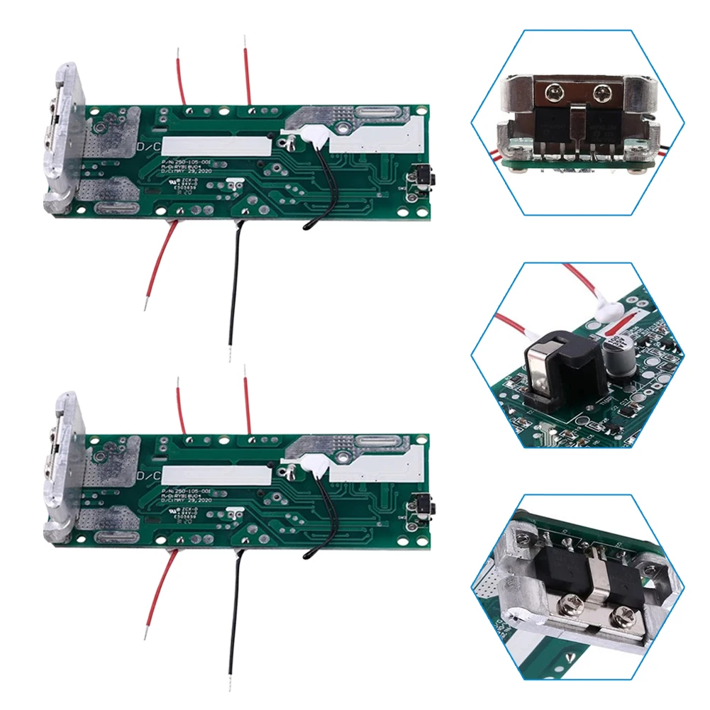 2pcs Li-Ion Battery Charging Protection Circuit Board For Ryobi 20V P108 RB18L40 PCB Charge Protective Board Power Tool Parts
2pcs Li-Ion Battery Charging Protection Circuit Board For Ryobi 20V P108 RB18L40 PCB Charge Protective Board Power Tool Parts