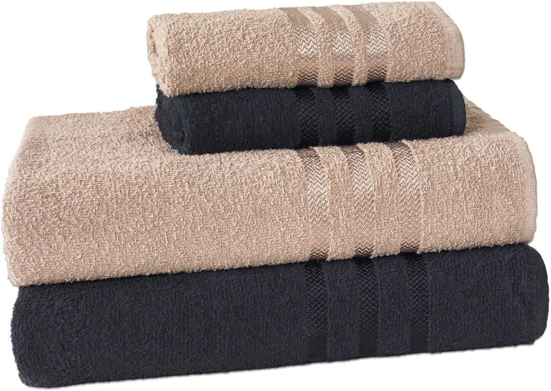 car wash Towel Set 4 Pieces Skinny 100% Cotton - Greece (Brown + Black) Microfiber Towels Bathroom Hotel Bath Towels For Thicken
car wash Towel Set 4 Pieces Skinny 100% Cotton - Greece (Brown + Black) Microfiber Towels Bathroom Hotel Bath Towels For Thicken
