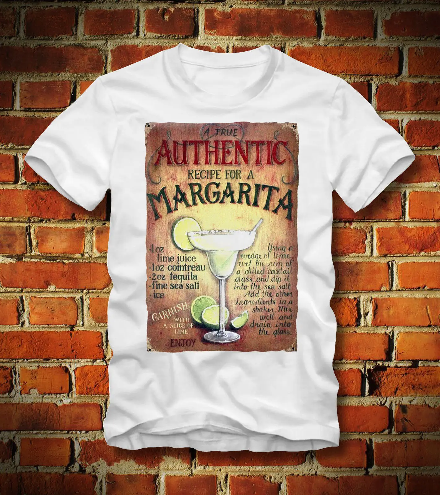 Hot Sale 100% cotton T SHIRT MARGARITA TEQUILA COCKTAIL ALKOHOL ALCOHOL REZEPT RECIPE NEU Tee shirt
Hot Sale 100% cotton T SHIRT MARGARITA TEQUILA COCKTAIL ALKOHOL ALCOHOL REZEPT RECIPE NEU Tee shirt