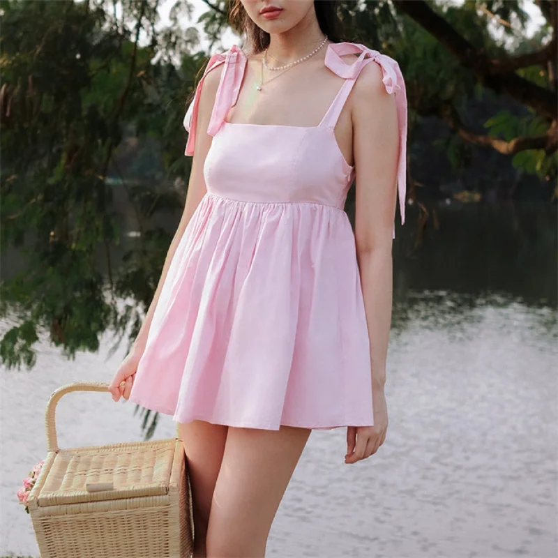 hirigin Princess Party Short Mini Dress Kawaii Tie-up Strap Backless A-line Dress Summer Beach Holiday Night Y2K Fairy Vestidos
hirigin Princess Party Short Mini Dress Kawaii Tie-up Strap Backless A-line Dress Summer Beach Holiday Night Y2K Fairy Vestidos