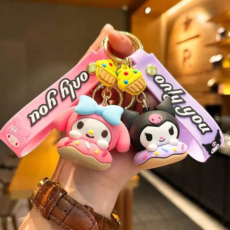 Kawaii Sanrio Hello Kitty Keychain Cute Cartoon My Melody Kuromi Cinnamoroll Backpack Pendant Key Ring Ornaments Holiday Gifts
Kawaii Sanrio Hello Kitty Keychain Cute Cartoon My Melody Kuromi Cinnamoroll Backpack Pendant Key Ring Ornaments Holiday Gifts