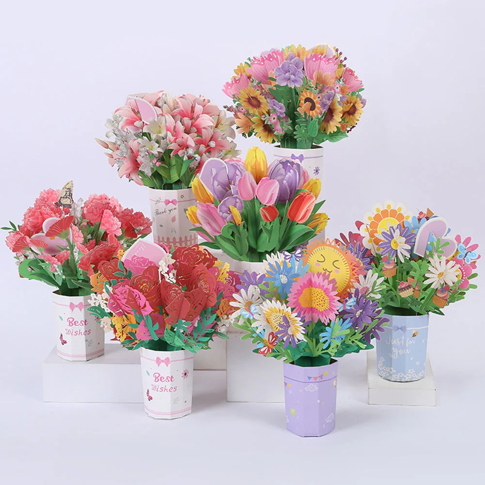 3D Pop Up Mothers Day Cards Gifts Floral Bouquet Greeting Cards For Mom Wife Birthday Flower Bouquet Card Accessories
3D Pop Up Mothers Day Cards Gifts Floral Bouquet Greeting Cards For Mom Wife Birthday Flower Bouquet Card Accessories