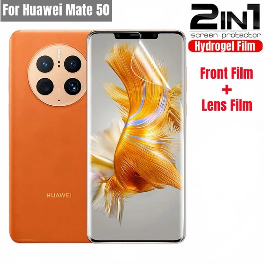 2in1 Hydrogel Film for Huawei Mate 50 Pro RS Screen Protector Camera Lens Protective Film For Huawei P50 Pro P50Pro Not Glass
2in1 Hydrogel Film for Huawei Mate 50 Pro RS Screen Protector Camera Lens Protective Film For Huawei P50 Pro P50Pro Not Glass