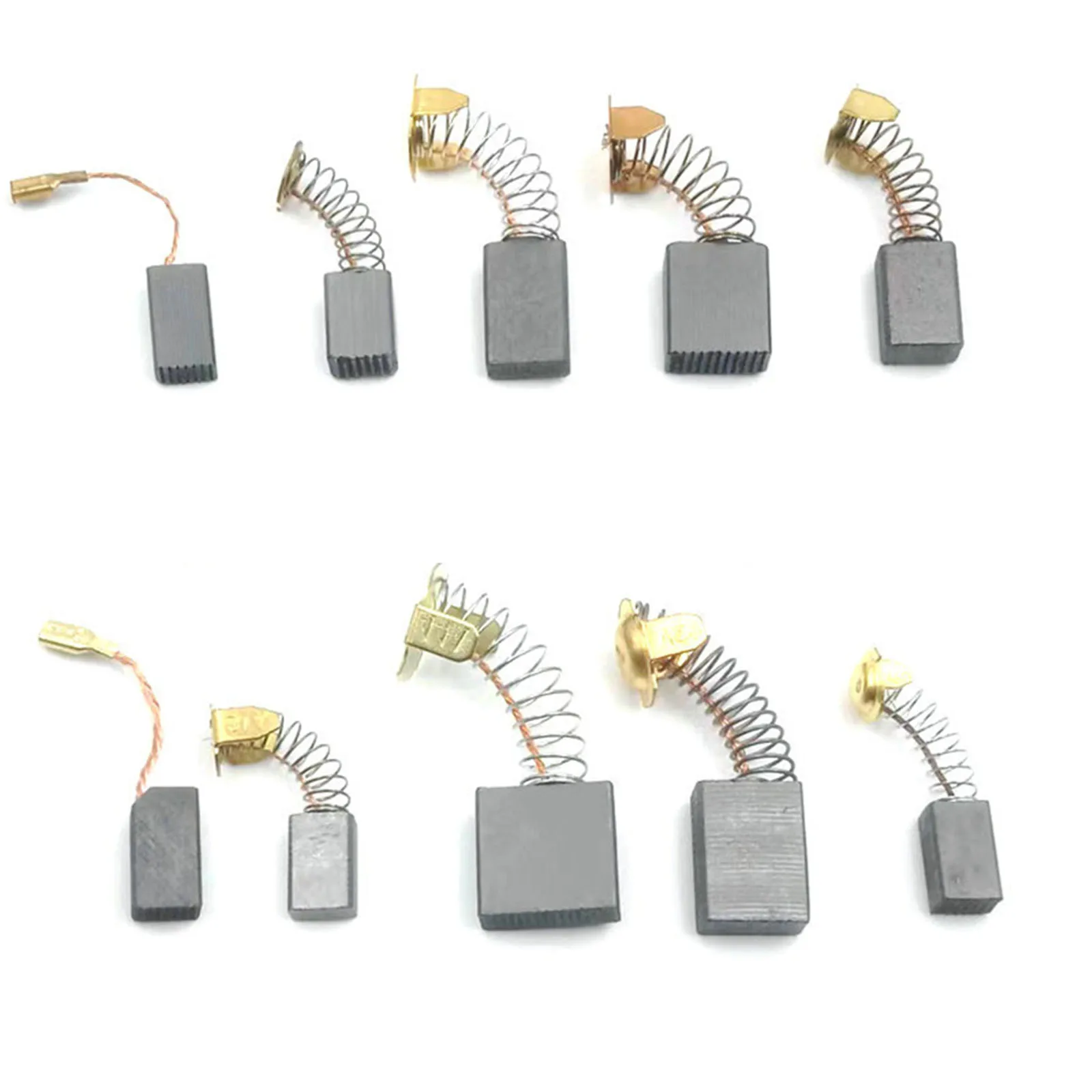 30Pcs Carbon Brushes 10 Sizes Replacement For Power Tools Motors For Hammer Drills Circular Saws Cut-off Saws Angle Grinders
30Pcs Carbon Brushes 10 Sizes Replacement For Power Tools Motors For Hammer Drills Circular Saws Cut-off Saws Angle Grinders