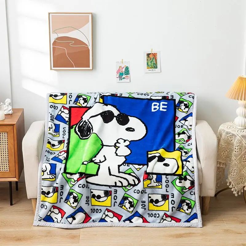Snoopy boys and girls new fashionable and playful cute funny cartoon comfortable and soft flannel double layer cloud blanket
Snoopy boys and girls new fashionable and playful cute funny cartoon comfortable and soft flannel double layer cloud blanket