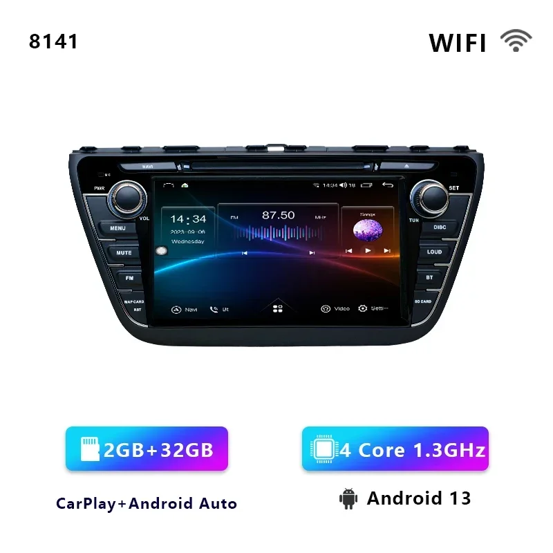 Автомобильный радиоприемник CHSTEK Android 13 Carplay для Suzuki SX4 JY S-Cross 2012-2016, мультимедийная стереонавигация, Bluetooth, WIFI, 4G, авторадио
Автомобильный радиоприемник CHSTEK Android 13 Carplay для Suzuki SX4 JY S-Cross 2012-2016, мультимедийная стереонавигация, Bluetooth, WIFI, 4G, авторадио
