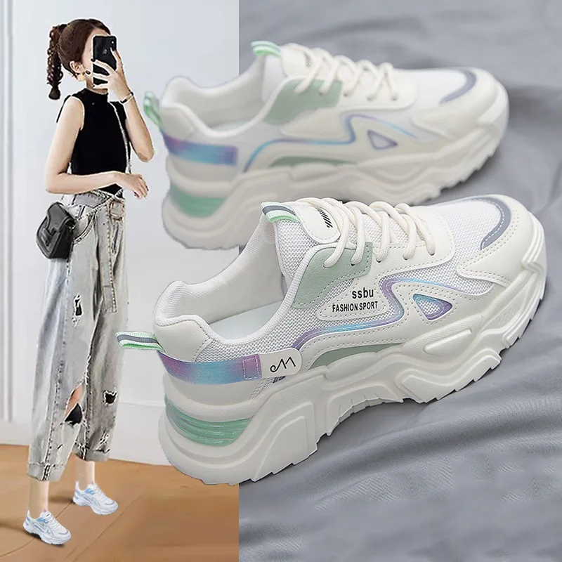 Women's Shoes 2022 Spring New Korean Version of The Old Shoes Casual Heightened Thick-soled Sneakers
Women's Shoes 2022 Spring New Korean Version of The Old Shoes Casual Heightened Thick-soled Sneakers
