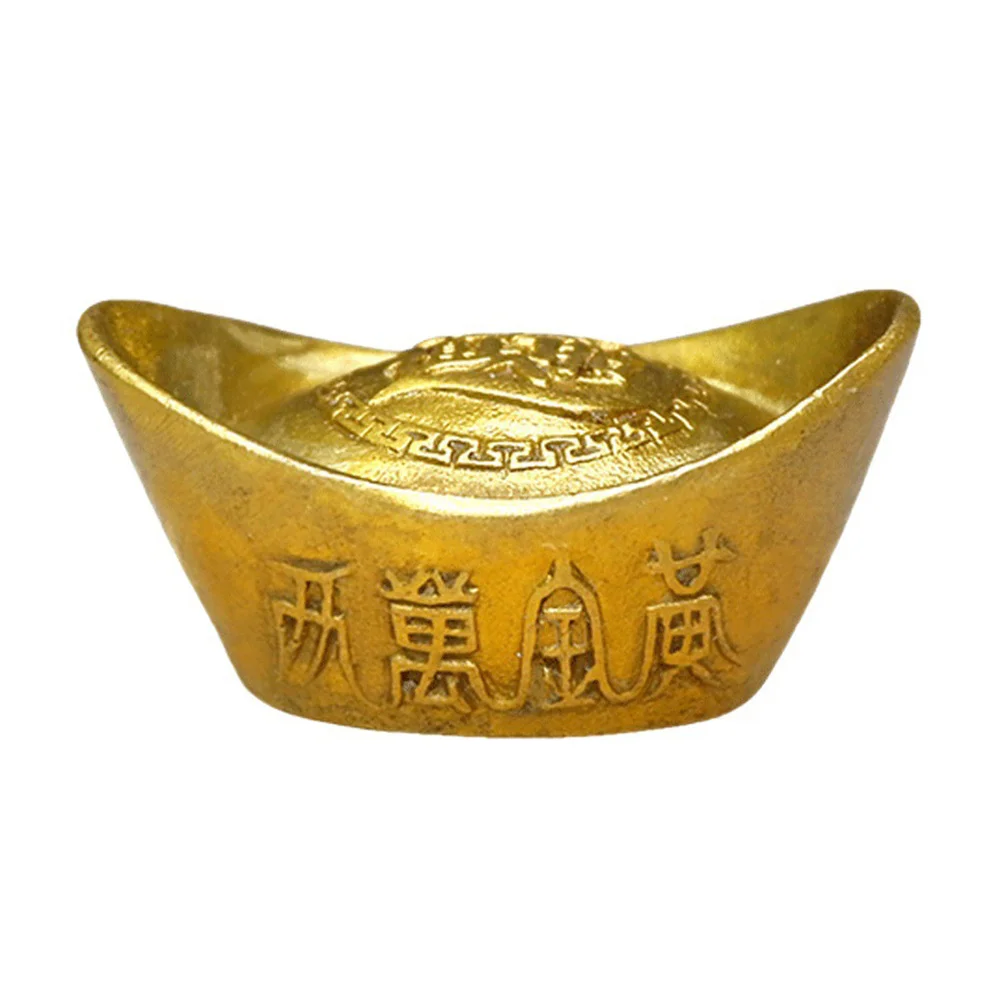 Ingot Chinese Wealth Ingots Lucky Gold Bao Yuan Shui Feng Money Statue Decor Luck Golden Decoration Fortune Figurine Prosperity
Ingot Chinese Wealth Ingots Lucky Gold Bao Yuan Shui Feng Money Statue Decor Luck Golden Decoration Fortune Figurine Prosperity