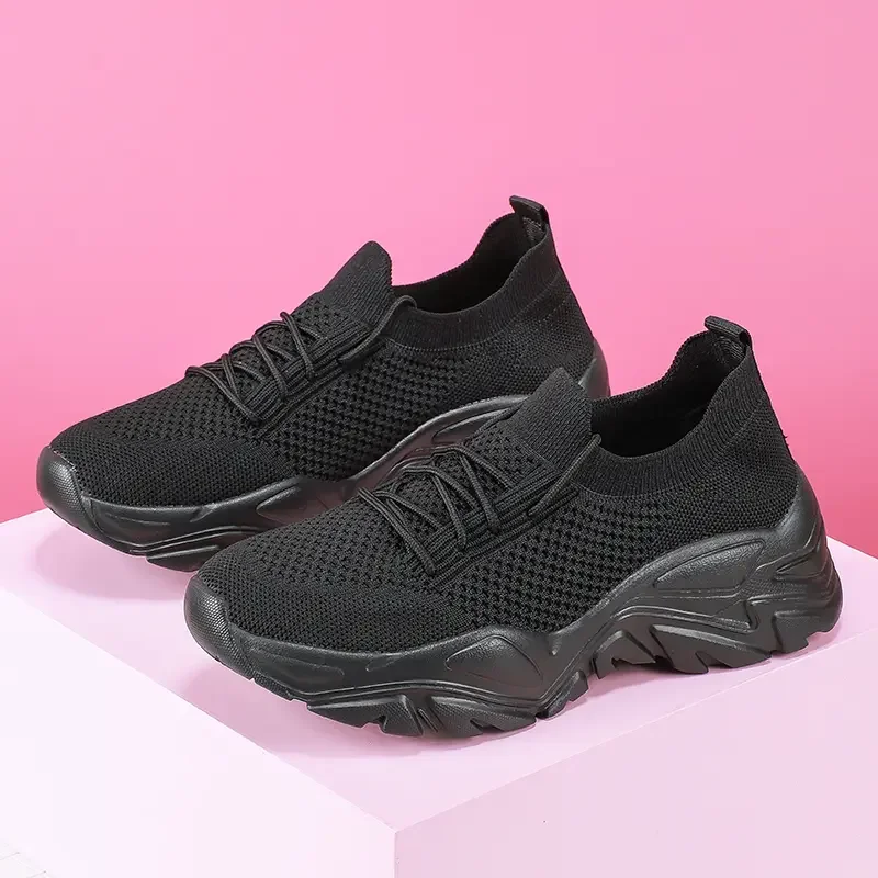 Lightweight Women Vulcanize Shoes Breathable Mesh Female Cozy Knit Sneakers Platform Fashion Ladies Tennis Shoes Non Slip
Lightweight Women Vulcanize Shoes Breathable Mesh Female Cozy Knit Sneakers Platform Fashion Ladies Tennis Shoes Non Slip