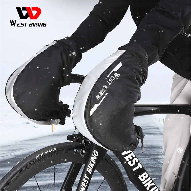 WEST BIKING Winter Cycling Bar Gloves Windproof Keep Warm Road Bicycle Handlebar Mitts Cycling MTB Mountain Bike Gloves Mitt 
WEST BIKING Winter Cycling Bar Gloves Windproof Keep Warm Road Bicycle Handlebar Mitts Cycling MTB Mountain Bike Gloves Mitt