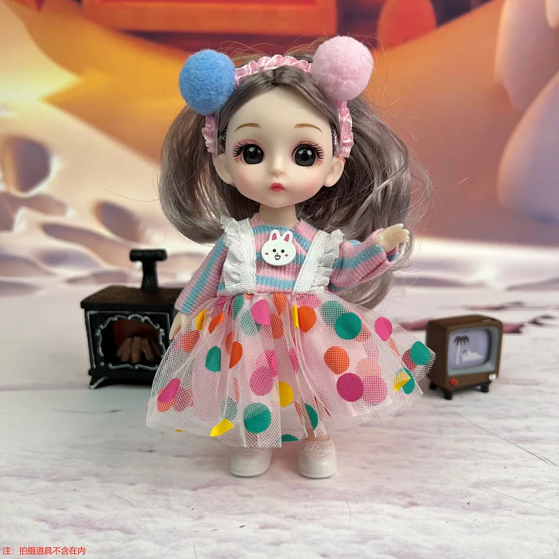Новинка 1/12 г. Милая кукла 16 см BJD с обувью комплект куклы принцессы 13 совместных мероприятий Мода Сделай Сам девочка мальчик подарок на день ...
Новинка 1/12 г. Милая кукла 16 см BJD с обувью комплект куклы принцессы 13 совместных мероприятий Мода Сделай Сам девочка мальчик подарок на день ...