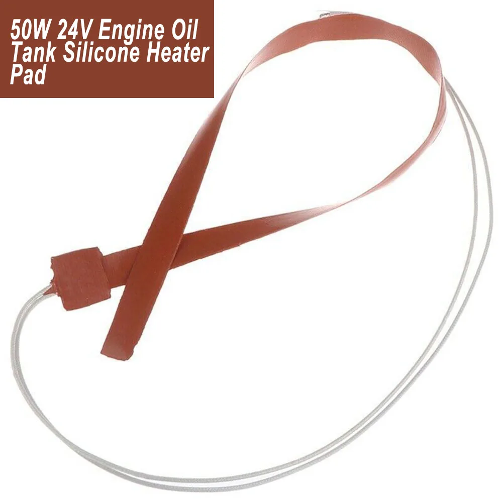 Silicone Heating Pad Thermal Flexible Heater Acid-Resistant Heating Mat Warming Accessories Parts 12x500mm 24V 50W
Silicone Heating Pad Thermal Flexible Heater Acid-Resistant Heating Mat Warming Accessories Parts 12x500mm 24V 50W