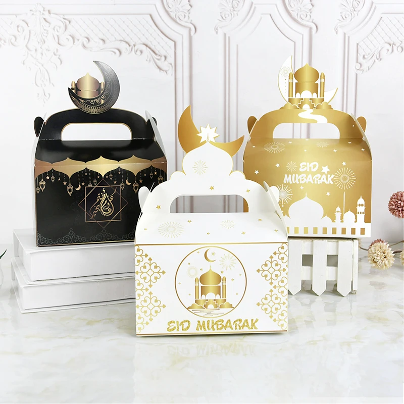 4/8pcs Eid Mubarak Gift Box Ramadan Cake Candy Cookies Packaging Boxes Islam Muslim Festival Party Wedding Decoration Supplies
4/8pcs Eid Mubarak Gift Box Ramadan Cake Candy Cookies Packaging Boxes Islam Muslim Festival Party Wedding Decoration Supplies