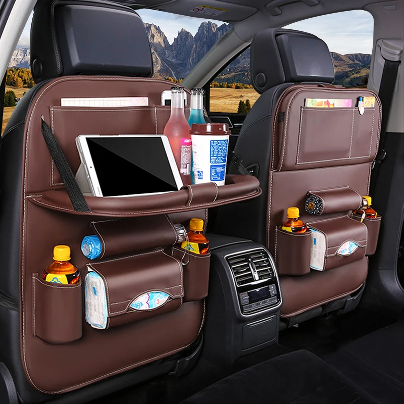 Car Back Seat Organizer Storage Bag with Foldable Table Tray Tablet Holder Tissue Box Auto Back Seat Bag Protector Accessories
Car Back Seat Organizer Storage Bag with Foldable Table Tray Tablet Holder Tissue Box Auto Back Seat Bag Protector Accessories