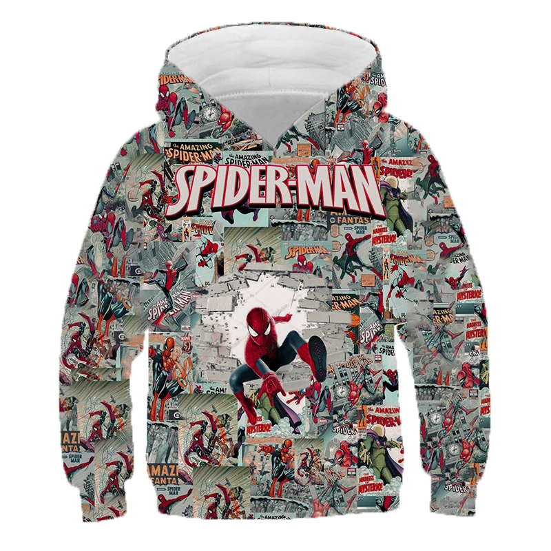 Spiderman Boys Hoodie Fall 2023 Toddler Charm Boys Clothes Top Fashion Print Crew Neck Pullover for Boys 2-14 Years Old
Spiderman Boys Hoodie Fall 2023 Toddler Charm Boys Clothes Top Fashion Print Crew Neck Pullover for Boys 2-14 Years Old