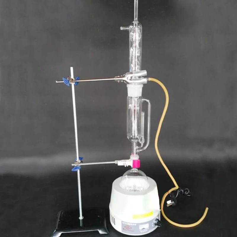 500ML Lab Soxhlet Extractor Essential Oil Steam Distillation Glassware Kits Extractor+Iron Stand+Electric Heating Jacket
500ML Lab Soxhlet Extractor Essential Oil Steam Distillation Glassware Kits Extractor+Iron Stand+Electric Heating Jacket