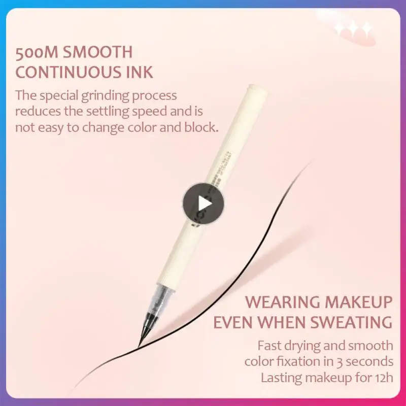 

Single Eyeliner Long-lasting Not Smudged Very Fine Lying Silkworm Cosmetics Lower Eyelash Pencil Soft Brush Head Waterproof