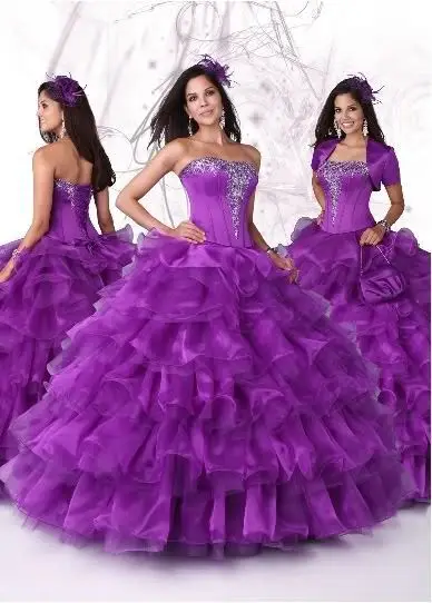 vestido de 15 anos vestido de noiva Purple Beaded Prom Ball evening Gown plus size rhinestone Quinceanera Dresses with jacket
vestido de 15 anos vestido de noiva Purple Beaded Prom Ball evening Gown plus size rhinestone Quinceanera Dresses with jacket