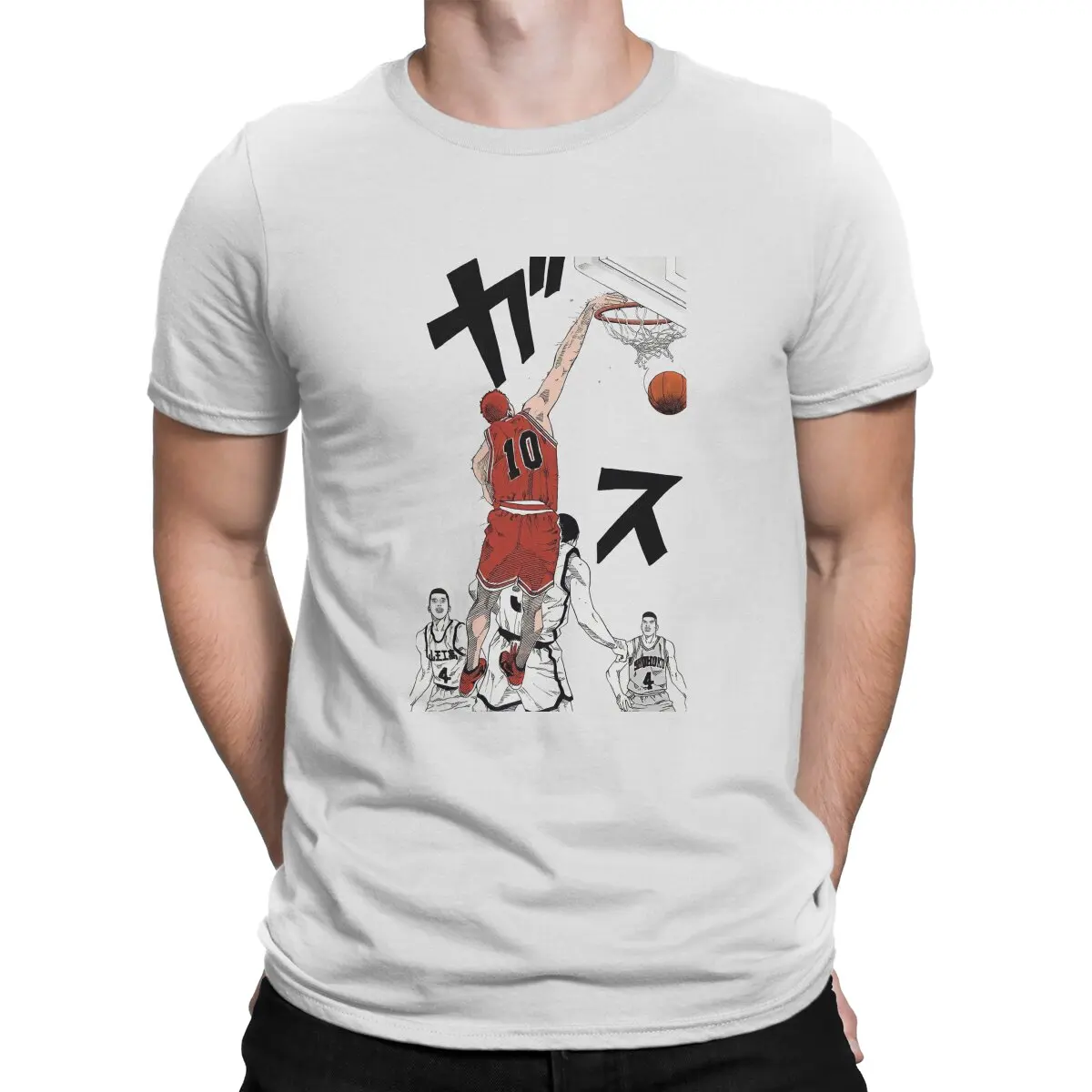Hanamichi Sakuragi Ball Men TShirt Slamdunk O Neck Tops Fabric T Shirt Humor High Quality Gift Idea
Hanamichi Sakuragi Ball Men TShirt Slamdunk O Neck Tops Fabric T Shirt Humor High Quality Gift Idea