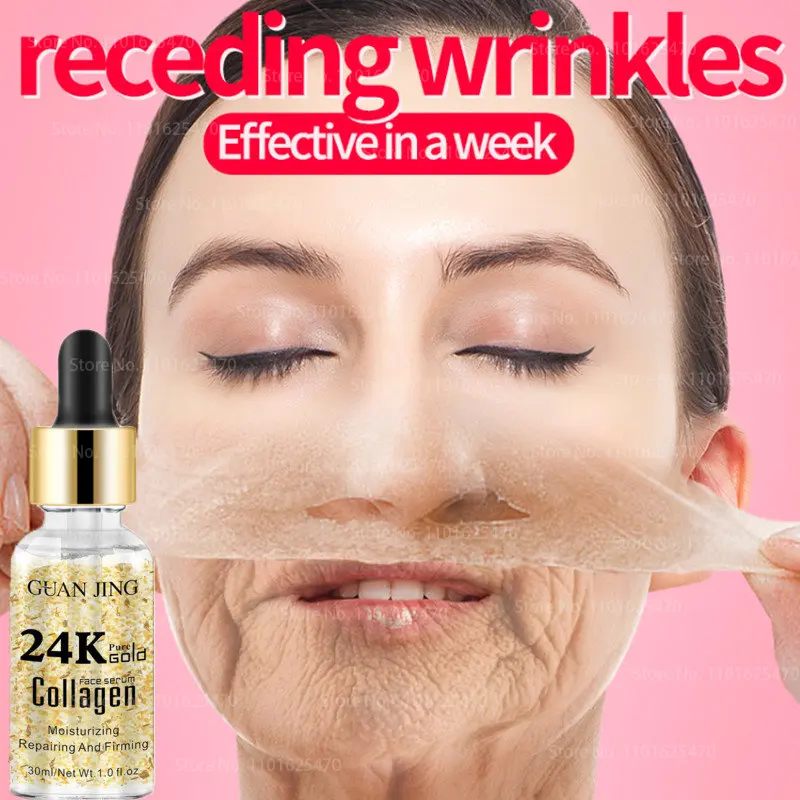 Effective 7 Days Skin Youthful Wrinkle Removal 24 Gold Anti-Aging Firming Moisturizing Facial Serum Skin Care 24k Gold Serum
Effective 7 Days Skin Youthful Wrinkle Removal 24 Gold Anti-Aging Firming Moisturizing Facial Serum Skin Care 24k Gold Serum