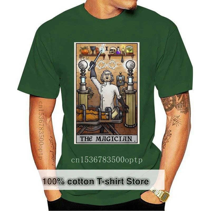 New The Magician Tarot Card Halloween Mad Scientist Gothic Gift T-Shirt Men Short Sleeve T shirt
New The Magician Tarot Card Halloween Mad Scientist Gothic Gift T-Shirt Men Short Sleeve T shirt