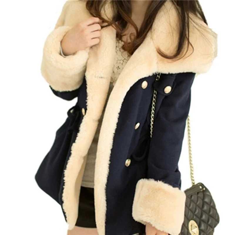 Women Solid Slim Thick Double Breasted College Windbreaker Autumn and Winter Warm Jackets for Female Cotton Coats oversized New
Women Solid Slim Thick Double Breasted College Windbreaker Autumn and Winter Warm Jackets for Female Cotton Coats oversized New