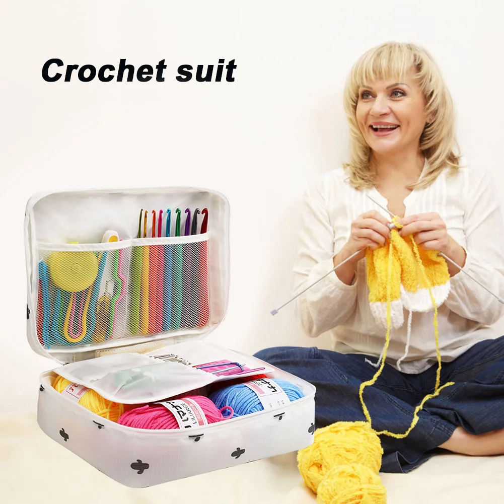 Beginner Crochet Needles Handmade Crafts with 5 Group Wool Knitting Needles Set Perfect Gifts Storage Bag for DIY Scarves Gloves
Beginner Crochet Needles Handmade Crafts with 5 Group Wool Knitting Needles Set Perfect Gifts Storage Bag for DIY Scarves Gloves